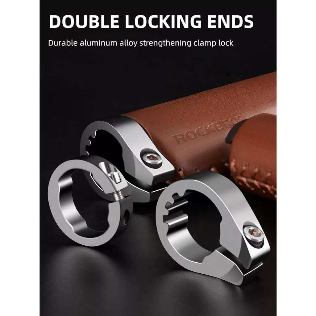 ROCKBROS RETRO HANDLEBAR GRIPS ERGONOMIC DESIGN