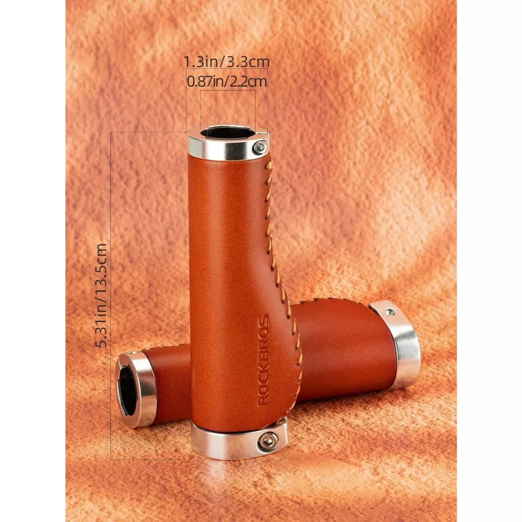 ROCKBROS RETRO HANDLEBAR GRIPS ERGONOMIC DESIGN
