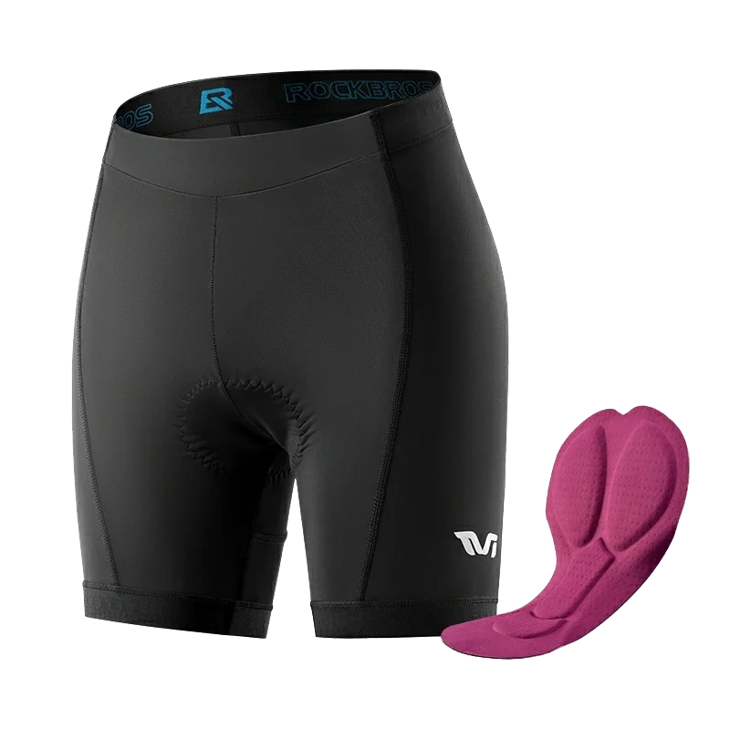 ROCKBROS Women Padded Cycling Shorts
